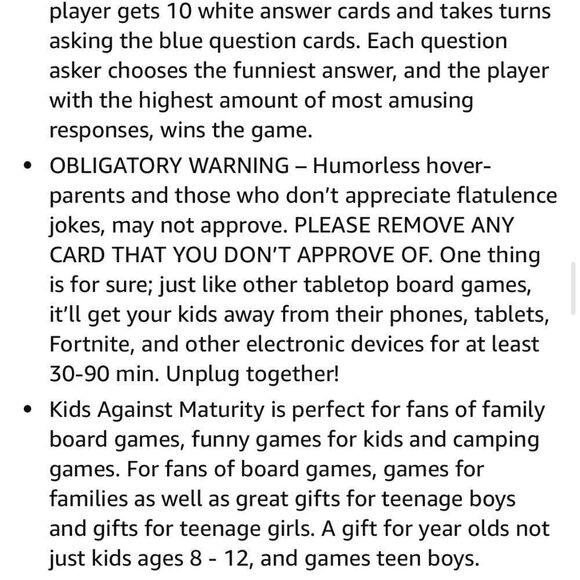 NEW Kids Against Maturity Party Sealed box NEW Fam Game Night "Apples to Apples" - Picture 14 of 14